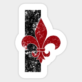 Fleur de lis Bloody Rose Sticker